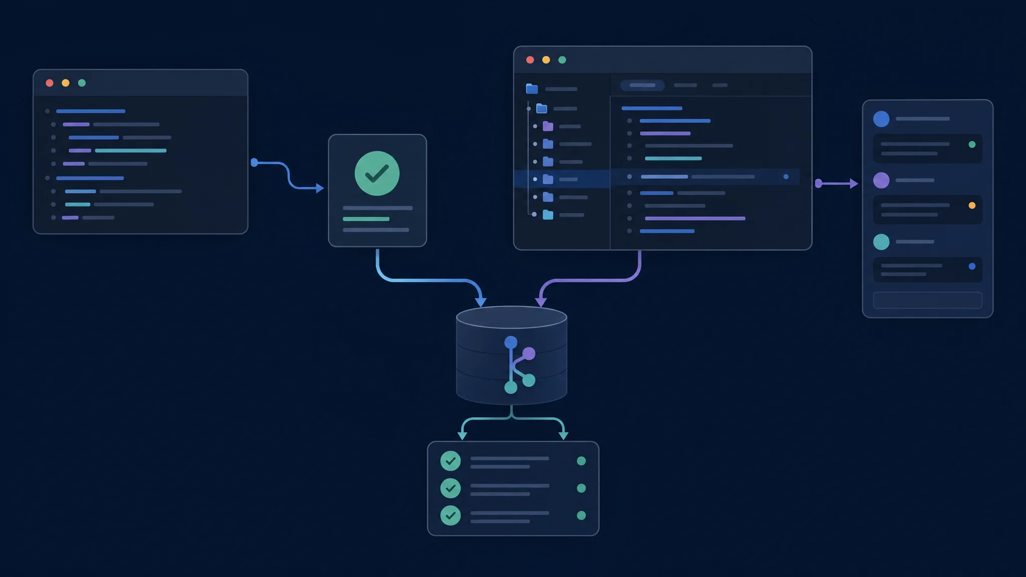 ਉਹੀ repository ਅਤੇ independent validation checklist ਨਾਲ ਜੁੜੇ terminal automation ਅਤੇ desktop review panels