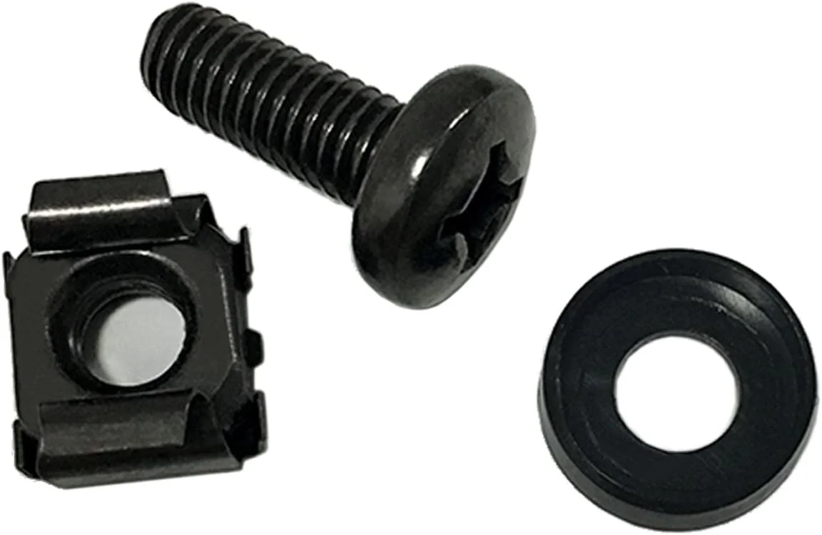 Lancher 60-ਪੈਕ M6 x 16mm ਸਕ੍ਰੂਜ਼ ਅਤੇ ਕੇਜ ਨਟਸ